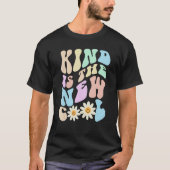 Hippie KIND IS THE NEW COOL Retro Stop Bullying Ch Tシャツ (正面)