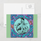 Hippie Look I Love My Velocity Tシャツ、マグカップ ポストカード (正面/裏面)