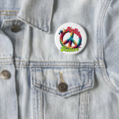 Hippie Love Peace Life Matters Custom  缶バッジ (インサイチュ)