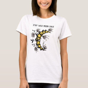 Hippie Moon Child: Tattoo Ink Art Boho Tシャツ