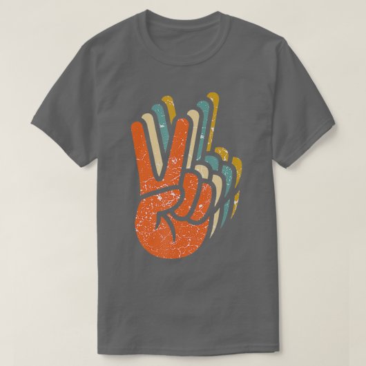 Hippie Peace 60s 70s絞り染めHippie Gift Perfect G Tシャツ (デザイン正面)