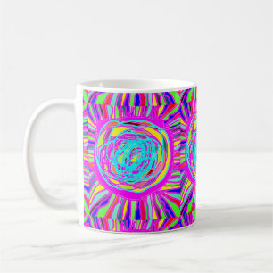 Hippie Retro chill out absract art コーヒーマグカップ
