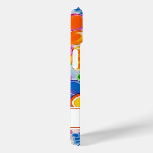 Hippie Retro Groovy Floral Personalized Case-Mate iPhoneケース (裏面 / 右)