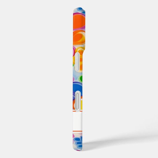 Hippie Retro Groovy Floral Personalized Case-Mate iPhoneケース (裏面 / 右)