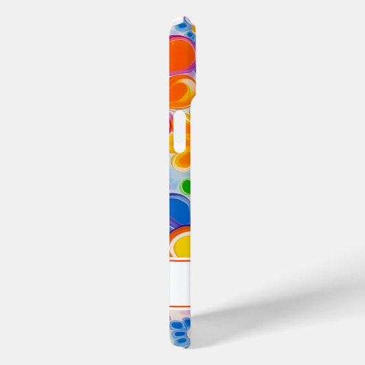 Hippie Retro Groovy Floral Personalized Case-Mate iPhoneケース (裏面 / 右)