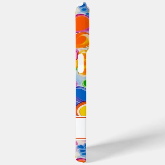 Hippie Retro Groovy Floral Personalized Case-Mate iPhoneケース (裏面 / 右)