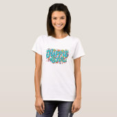 HIPPIE SOUL (ターコイズフォント) Tシャツ (正面フル)