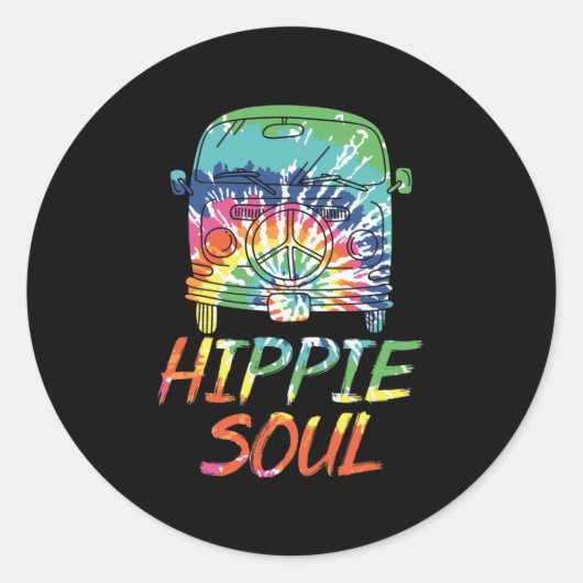 Hippie Soul ラウンドシール (正面)