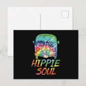Hippie Soul Microbus Van Hippie Lifestyle Hippie 案内ポストカード (正面/裏面)