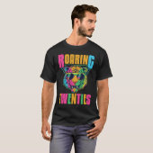 Hippie Tiger Roaring 20s Twenties Animal Tシャツ (正面フル)