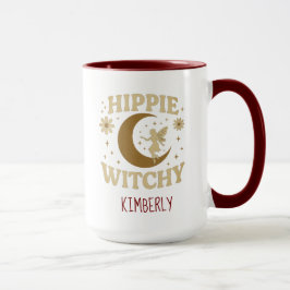 Hippie Witchy Moon & Fairy Unisex マグカップ