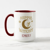 Hippie Witchy Moon & Fairy Unisex マグカップ (左)