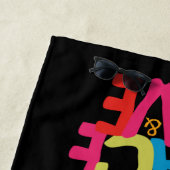 HIPPIE WORLD SUMMER 2021平和と愛 ビーチタオル (インサイチュ)