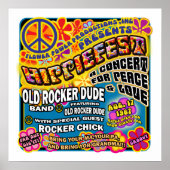 Hippiefest Concert Poster ポスター (正面)