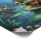 HippieFrogMusician ポスター (角)