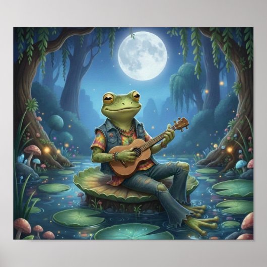 HippieFrogMusician ポスター (正面)