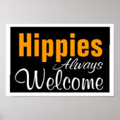 Hippies Always Welcome ポスター (正面)