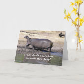 HIPPOさんユーモアのある、「本当に望ましい学 カード (黄色い花)