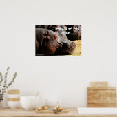 Hippoの姿勢「私は正しく取得する」ポスター ポスター (キッチン)