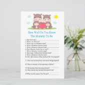 Hippo家族赤ちゃんシャワーゲームをどれだけ知っているか (スタンド正面)