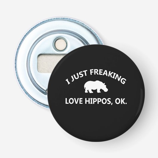 Hippo恋人ギフト|私は単にHippo愛Ok 栓抜き (正面)