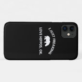 Hippo恋人ギフト|私は単にHippo愛Ok Case-Mate iPhoneケース (裏面(横))