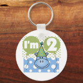 Hippo誕生日Tシャツとギフト キーホルダー (正面)