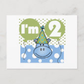 Hippo誕生日Tシャツとギフト ポストカード (正面)