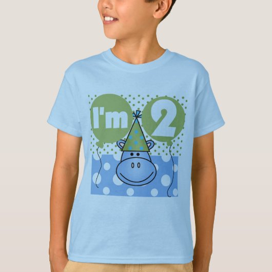 Hippo誕生日Tシャツとギフト Tシャツ (正面)