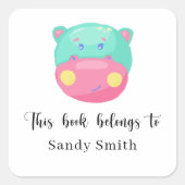 Hippo – この本は次のものだ スクエアシール (正面)