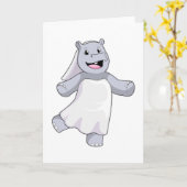 Hippo as Bride Veil カード (黄色い花)