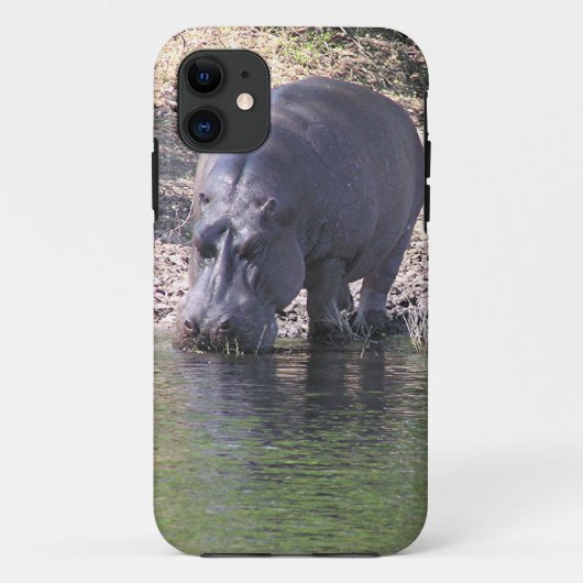 "HIPPO AT THE RIVER" Case-Mate Tough Xtreme iPhone iPhoneケース (裏面)