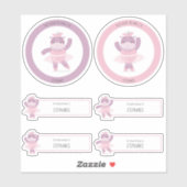 Hippo Ballerinaこの本はステッカーに属している シール (シート)