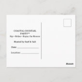 HIPPO BEACH Cocktail Party Welcome message ポストカード (裏面)