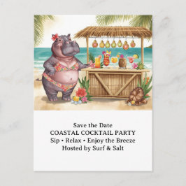 HIPPO BEACH Cocktail Party  Welcome message ポストカード