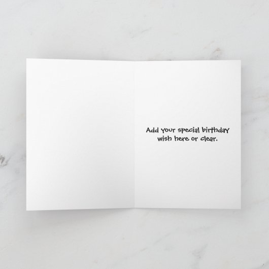 Hippo Birthday To You Greeting Card カード (内部)