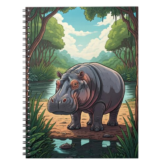 Hippo by the Riverside ノートブック (正面)