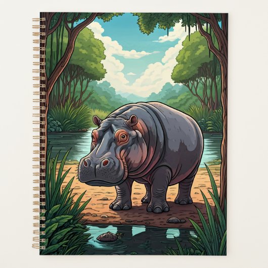 Hippo by the Riverside プランナー手帳 (正面)