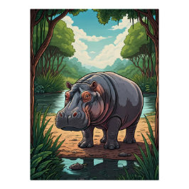 Hippo by the Riverside ポスター
