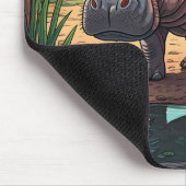 Hippo by the Riverside マウスパッド (コーナー)