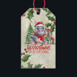 Hippo Christmasをテーマにした動物愛好家 ギフトタグ<br><div class="desc">Hippo Christmasテーマ動物愛好家ギフトラベル</div>