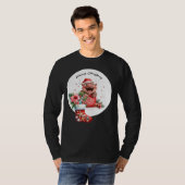Hippo Christmas Themed for Animal Lovers Tシャツ (正面フル)