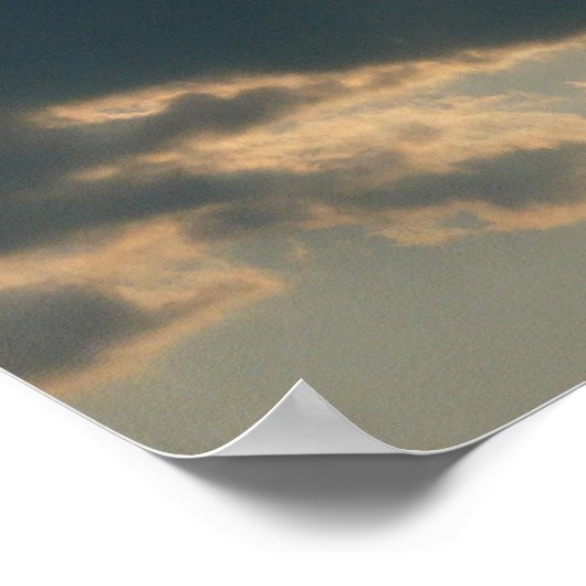 Hippo Cloud Canvas Print ポスター (角)