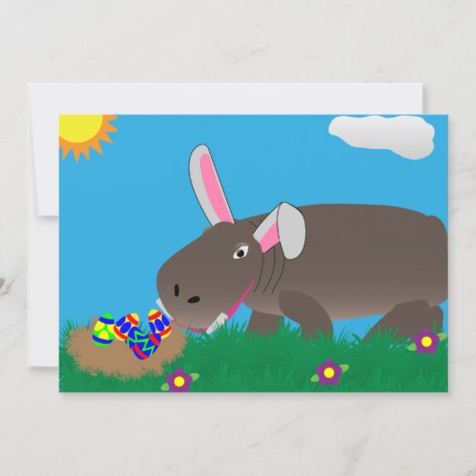 Hippo Easter シーズンカード (正面)