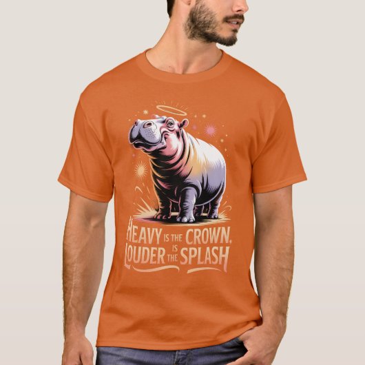 Hippo – Heavy Crown, Loud Splash Tシャツ (正面)