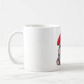 Hippo in a Beret – かわいいアーティストフランスのHippo コーヒーマグカップ (左)