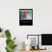 Hippo Mouth Openポスター ポスター (ホームオフィス)