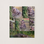 Hippo Photo Collage ジグソーパズル (縦)