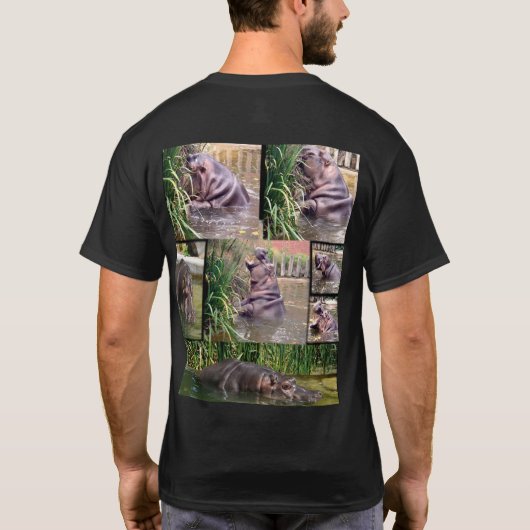 Hippo Photo Collage Tシャツ (裏面)