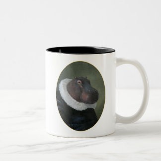 Hippo Portrait Mug ツートーンマグカップ